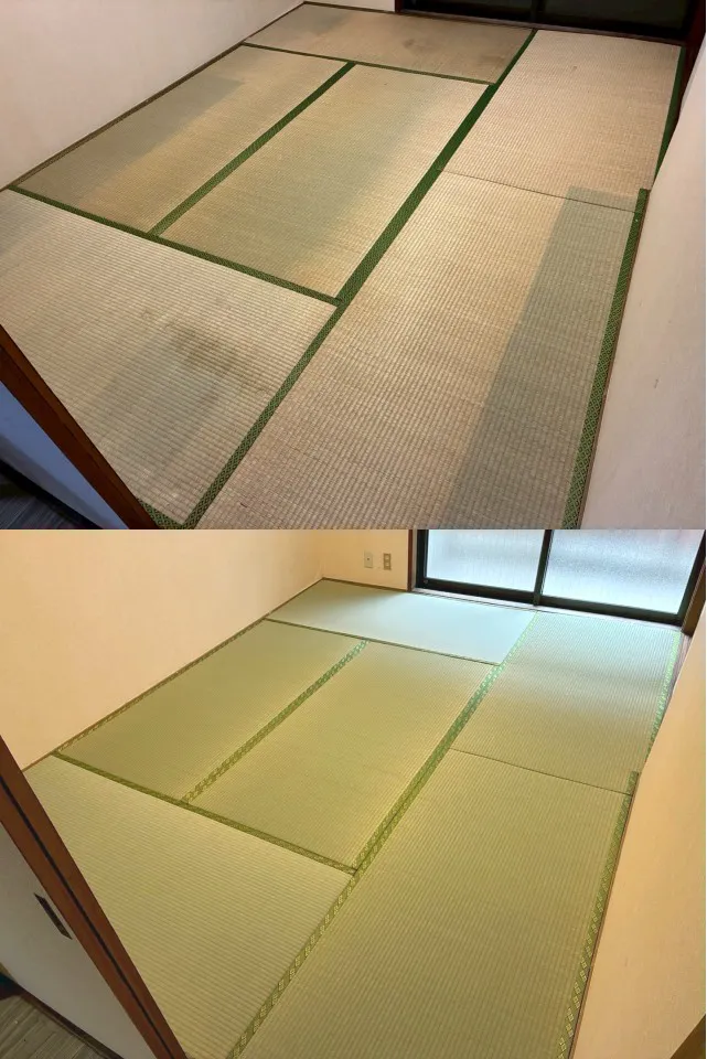 畳のリフォームを行いました（before＆after）